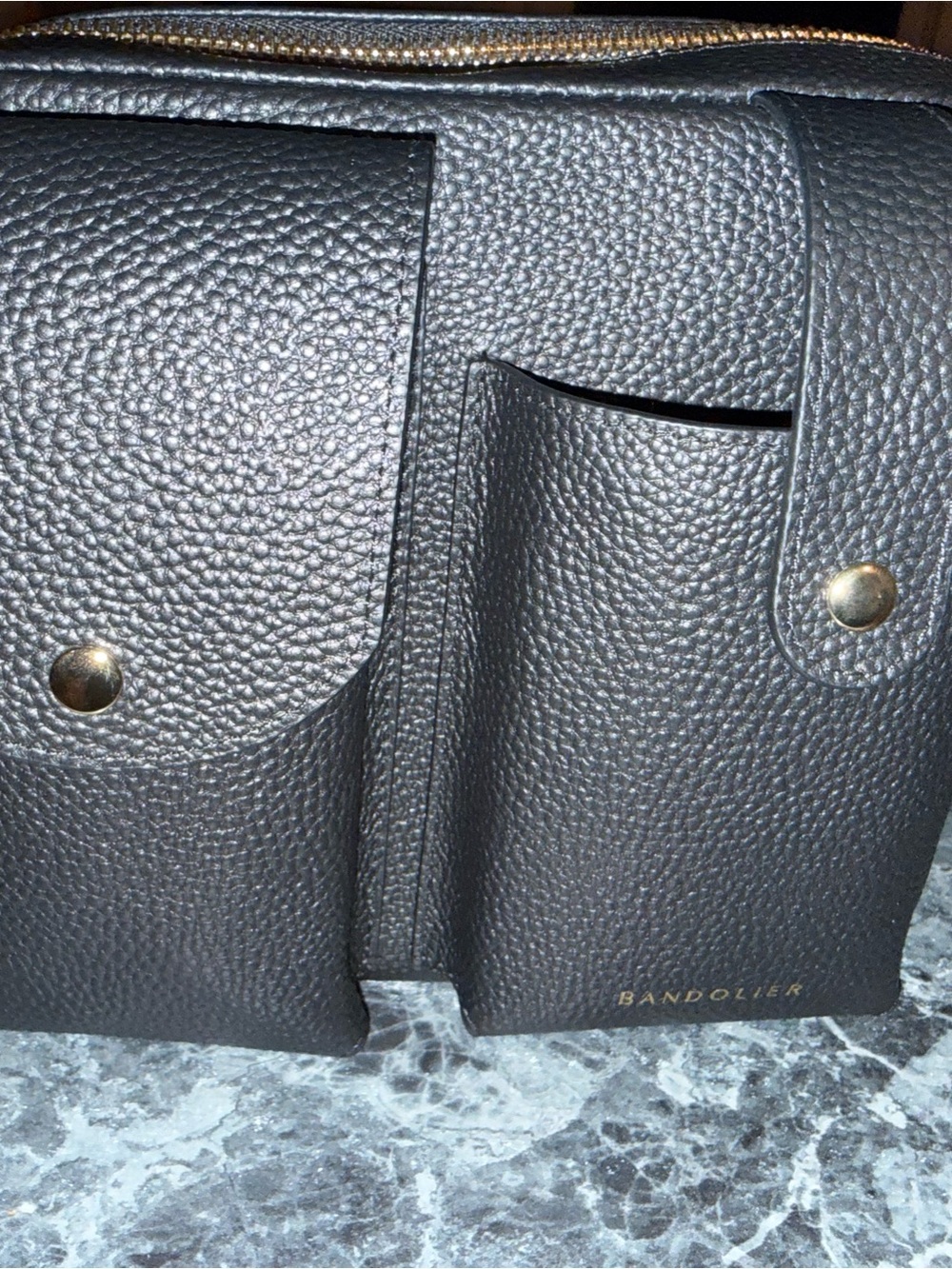Bandolier NWOT.  Just got itPebbled Leather Messenger with Dual Front Pockets.
